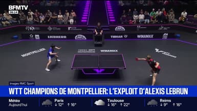 Tennis de table: Alexis Lebrun crée l'exploit en battant le champion d'Asie 
