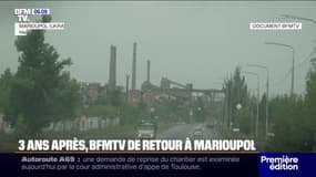 DOCUMENT BFMTV - Trois ans jour pour jour après la chute de Marioupol, nos équipes ont eu accès au théâtre de la ville ukrainienne, au cœur de la stratégie de russification du Kremlin 