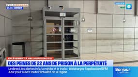 Enlèvement à Vallauris: des peines de 22 ans de prison à la perpétuité