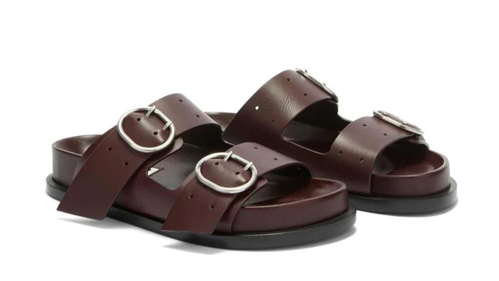 Sandales en cuir Jil Sander 