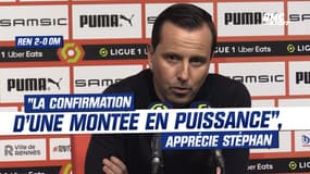 Rennes 2-0 OM : "La confirmation d'une montée en puissance", apprécie Stéphan