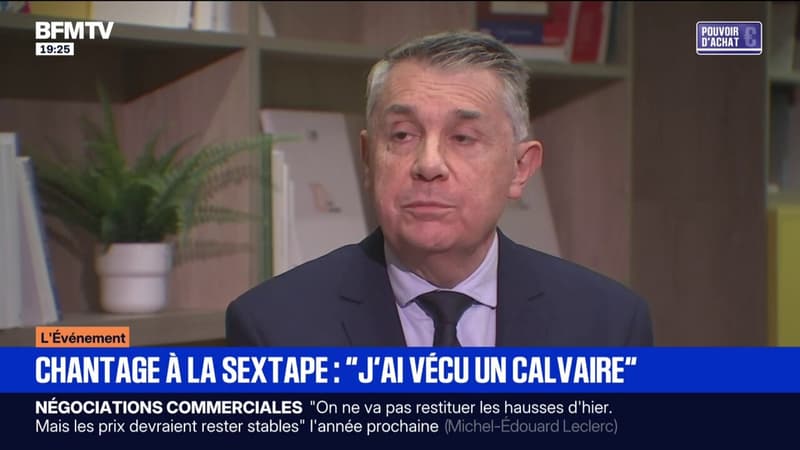 Chantage à la sextape à Saint-Étienne: Mon épouse a été remarquable parce qu'elle ne m'a pas condamné (...) ma famille ne m'a jamais lâché, raconte Gilles Artigues (MoDem)