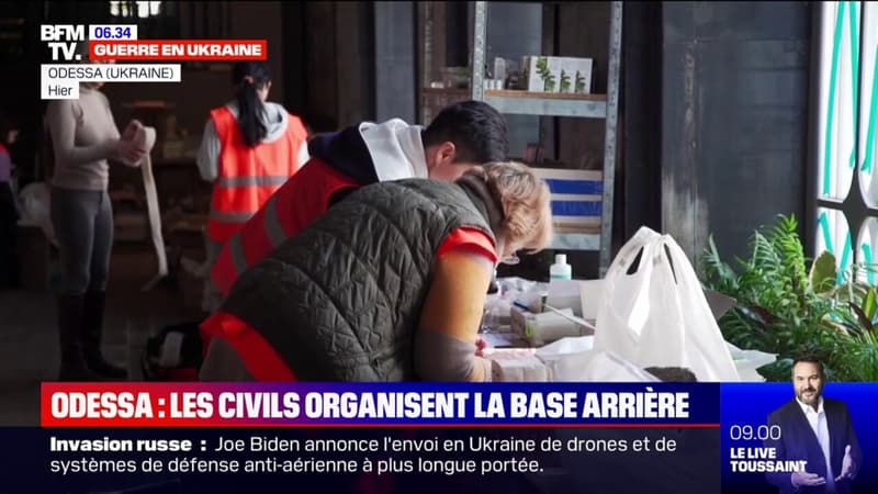Guerre en Ukraine: à Odessa, les civils organisent la base arrière