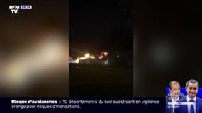 Les premières images de l'incendie qui s'est déclaré dans une raffinerie de Total près du Havre