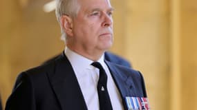 Le prince Andrew, le 17 avril 2021 à Windsor