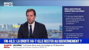 Renoncement au 49.3: "Un choix de rupture courageux et décisif", pour Mathieu Lefèvre (Ensemble)