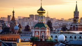 Une partie du Kremlin et la cathédrale de Saint-Basile-le-Bienheureux, le 2 novembre 2017 à Moscou. (Photo d'illustration)