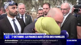 7 octobre : l'échange entre Jean-Noël Barrot (ministre des Affaires étrangères) et une mère d'otage israélien