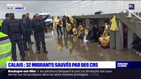 Calais: 32 migrants ont été sauvés en mer par des CRS