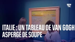 Italie: un deuxième tableau de Van Gogh aspergé de soupe dans un musée à Rome