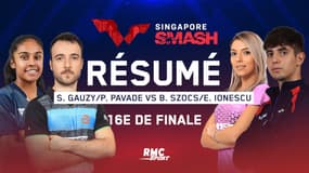 Résumé : Gauzy-Pavade vs Szocs-Ionescu, gros suspense pour l'entrée en lice des Bleus (WTT Singapour Smash)