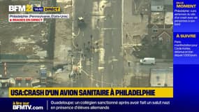Philadelphie:images du site du crash d'un avion sanitaire,deux jours après la collision à Washington