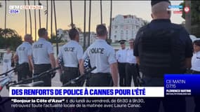 Cannes: 23 nouveaux policiers sont arrivés pour la saison estivale