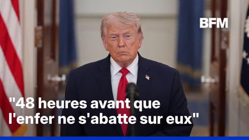 Donald Trump donne 48 heures à l'Iran pour conclure un accord avant de "déchaîner les enfers sur eux"