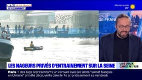 Seine: les nageurs de l'équipe de France privés d'entrainement dans le fleuve à cause d'un courant trop important