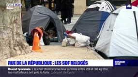 Lyon: les sans-abri de la rue de la République relogés par la mairie 
