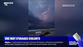 Les images des orages qui ont éclaté sur l'ouest du pays et à Paris