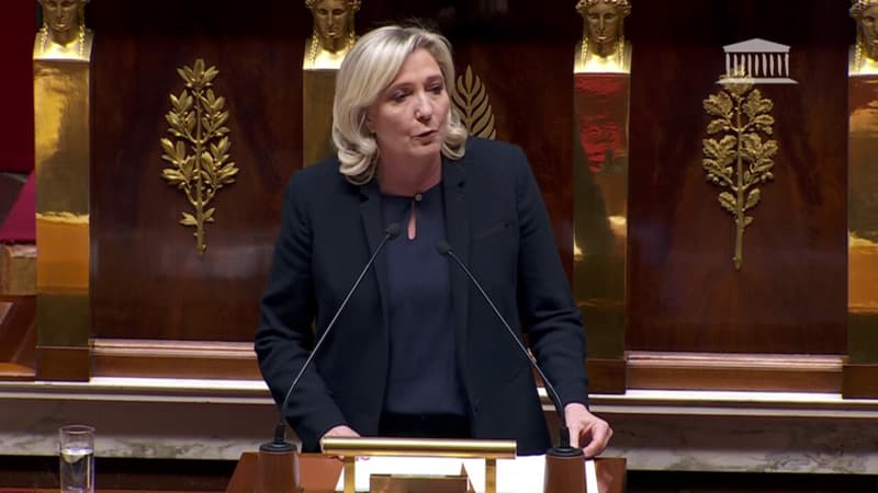 Réforme des retraites: Marine Le Pen dénonce 
