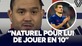 XV de France : "Naturel pour Ramos de jouer en 10" estime Sempéré, qui n'oublie pas Ntamack