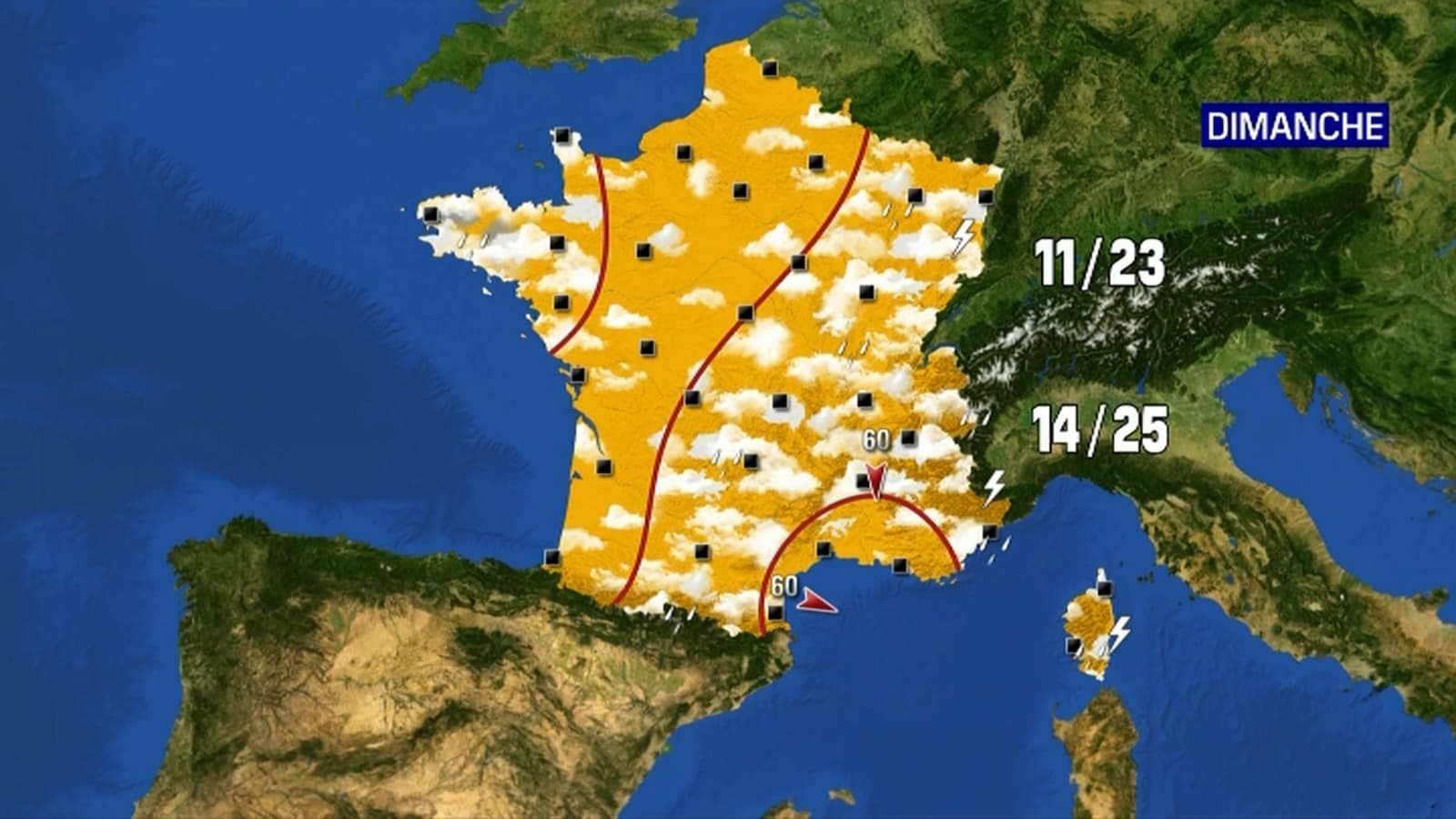 La météo de ce dimanche 6 juin 2021