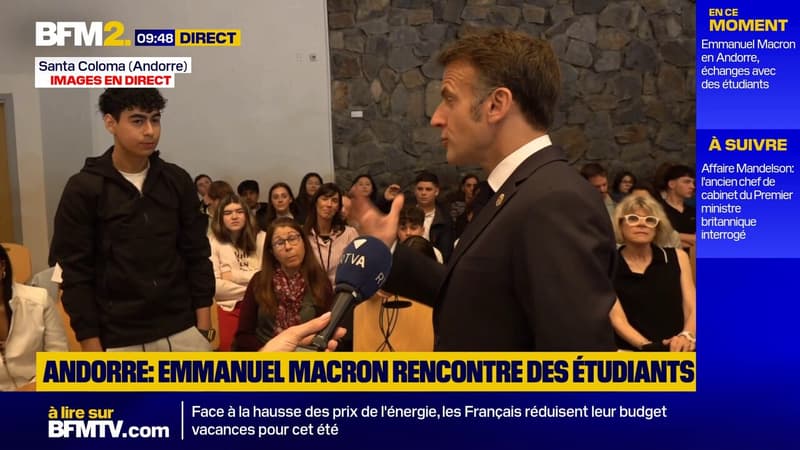 "L'Europe n'est pas quelque chose qui t'enlève ton identité": Emmanuel Macron favorable à l'accord d'association entre Andorre et l'UE