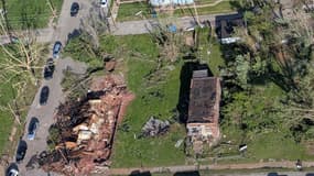 Des tornades ont balayé le Missouri aux États-Unis, faisant au moins 20 morts, le 17 mai 2025 - Police de Saint-Louis, dans le Missouri

