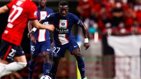Idrissa Gueye avec le PSG pendant la tournée au Japon, le 23 juillet 2022 