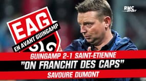 Guingamp 2-1 ASSE : "On franchit des caps" savoure Dumont après le succès face aux Verts