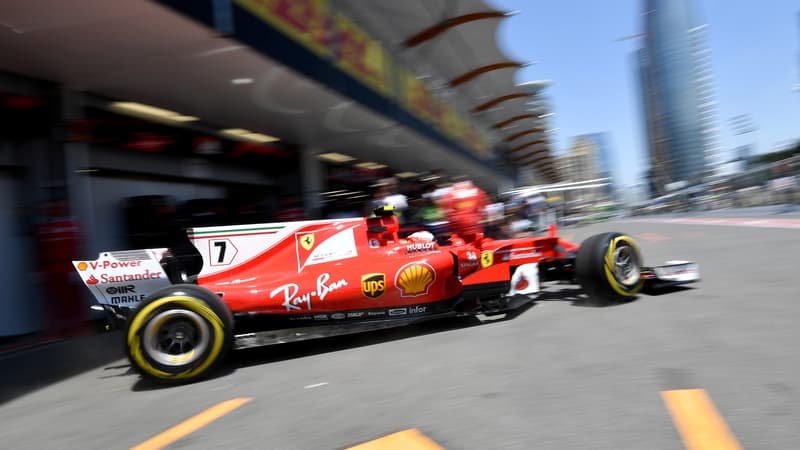 Kimi Raikkonen à Bakou 