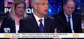 Philippe Martinez face à Philippe Doucet: "Nous dénonçons toutes les violences"