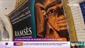 Le sarcophage de Ramsès II est exposé à Paris 