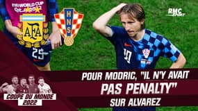 Argentine 3-0 Croatie : Pour Modric, "il n'y avait pas penalty" sur Alvarez
