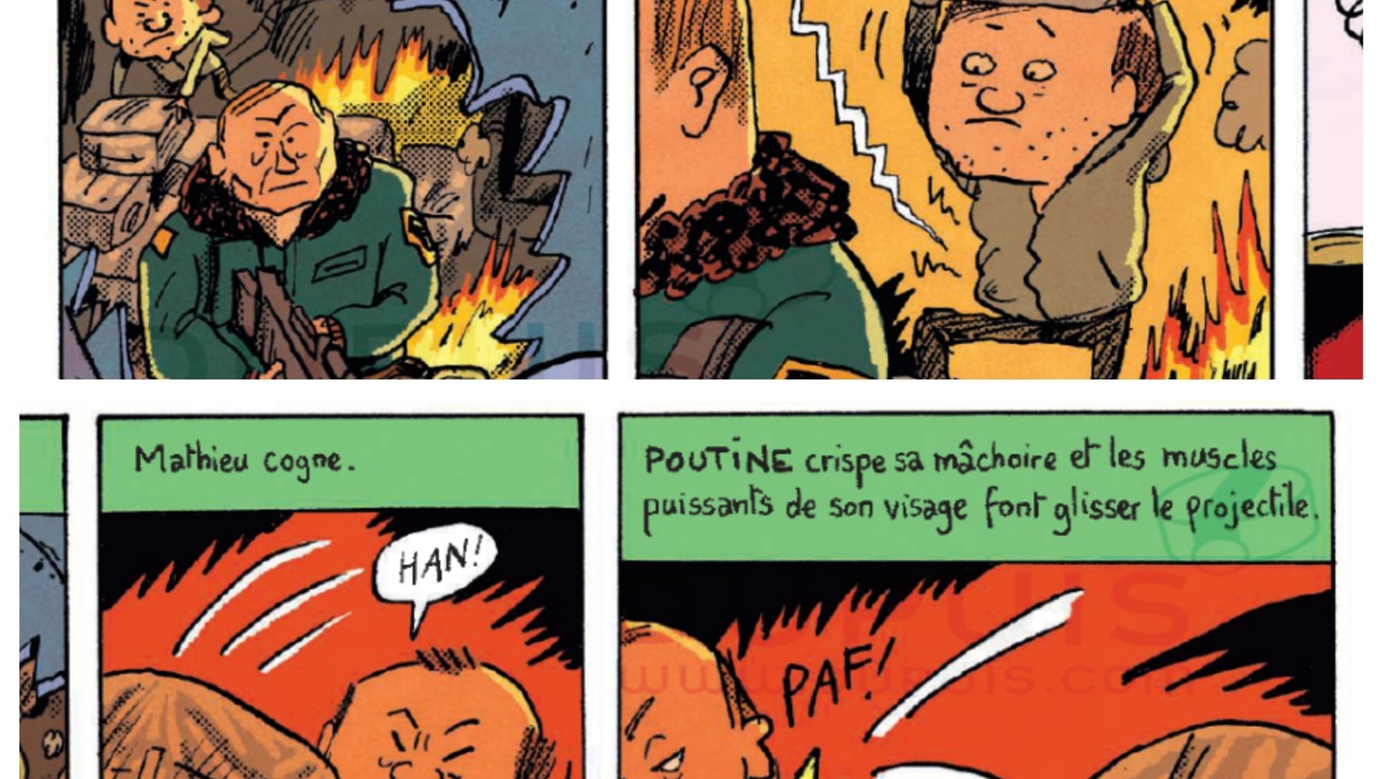 Vladimir Poutine dans la BD du "Ministère Secret"