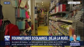 À quelques semaines de la rentrée, les parents s'attellent à la tâche des fournitures scolaires