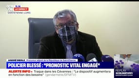 Policier blessé: le procureur de Saint-Étienne appelle à "la citoyenneté" et aux "renseignements" de témoins 