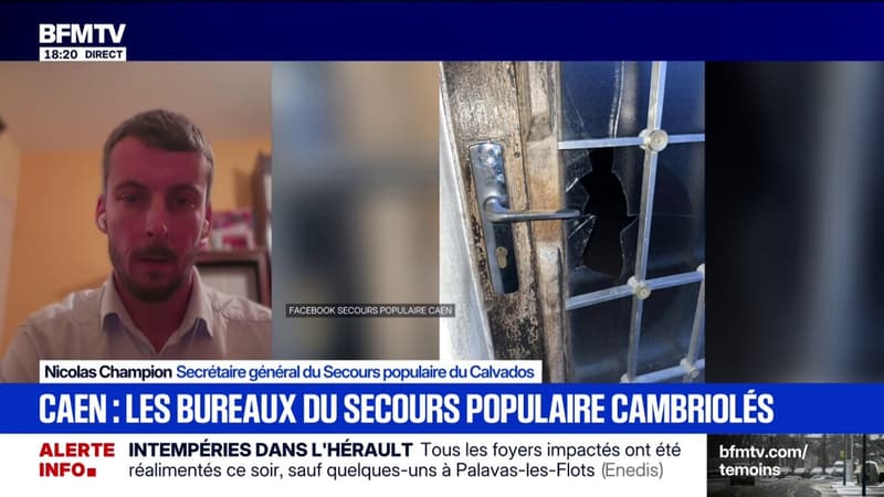 Secours populaire cambriolé à Caen: "Ça été un choc", déplore le secrétaire général de l'association du Calvados