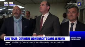 Présidentielle: Jean Castex et Gérald Darmanin en visite à Halluin