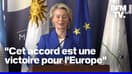 Ursula Von der Leyen annonce que l'accord entre l'UE et le Mercosur est définitivement conclu 