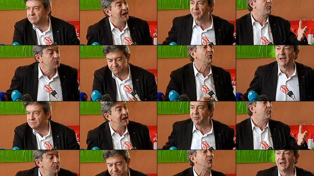 Jean-Luc Mélenchon a improvisé une conférence de presse vendredi à Grenoble.