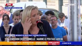 Marine Le Pen face aux GG