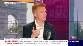 Adrien Quatennens "prêt à mener la même bataille" contre la réforme des retraites