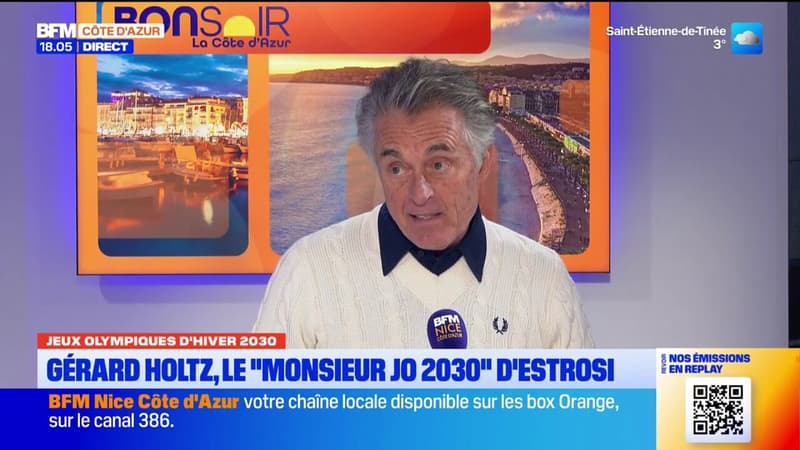 Gérard Holtz, colistier d'Estrosi à Nice, s'exprime sur les enjeux municipaux