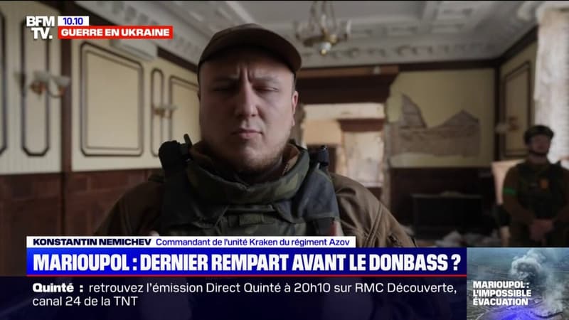 Marioupol: ce commandant du régiment Azov assure que les combattants 