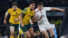Israel Folau et Owen Farrell