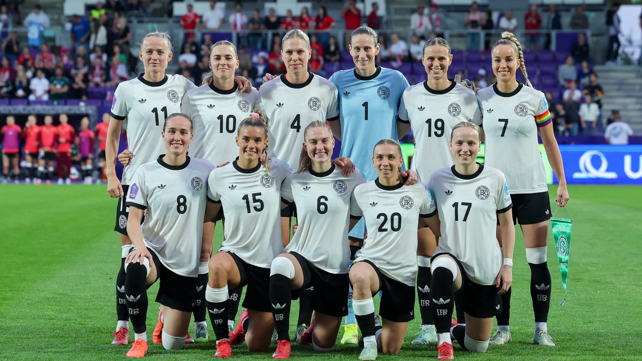 L'équipe féminine d'Allemagne.