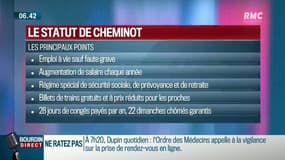 Réforme de la SNCF: mais quels sont les avantages du "statut de cheminot"?