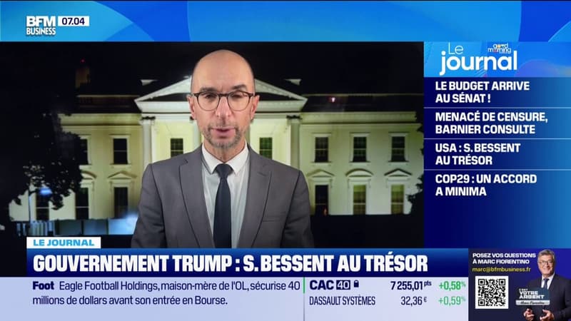 Gouvernement Trump : S. Bessent au trésor