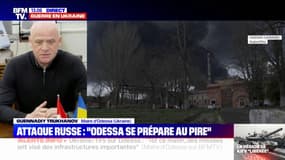 Guerre en Ukraine: pour le maire d'Odessa, "les soldats et officiers russes se transforment en meurtriers cyniques"