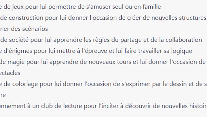 En voici des idées!