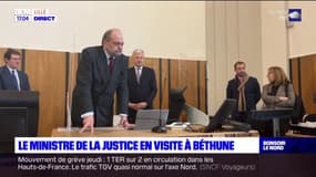 Pas-de-Calais: Éric Dupond-Moretti en visite à Béthune